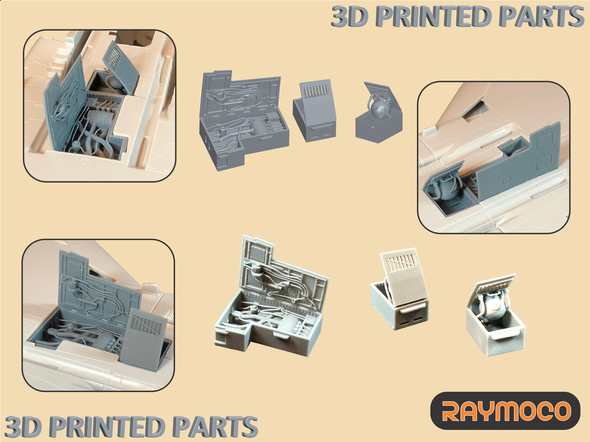 RF-4E/B/C LOX & Hydraulic Detail Set 1/48 for Hasegawa kit | RAYMOCO