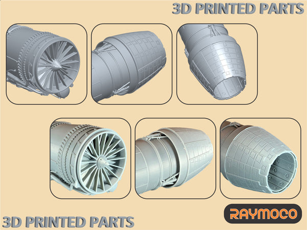 R32.101.00  1/32 F/A-18E/F Turbojet Engine F414-GE-400. Recommended Kits - Revell