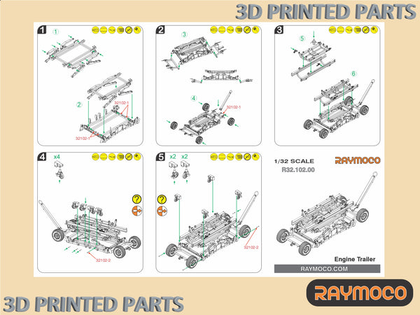 R32.102.00  1/32 F/A-18E/F & EA-18G Engine Trailer