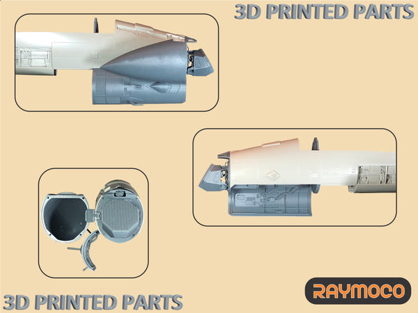 F/A-18E/F Super Hornet & EA-18G Growler Radar AN/APG-79 & Cannon with Trolley for Trumpeter Kit - 1/32 | R32.112.00