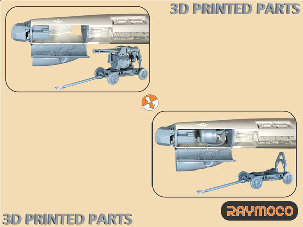 F/A-18E/F Super Hornet & EA-18G Growler Radar AN/APG-79 & Cannon with Trolley for Trumpeter Kit - 1/32 | R32.112.00