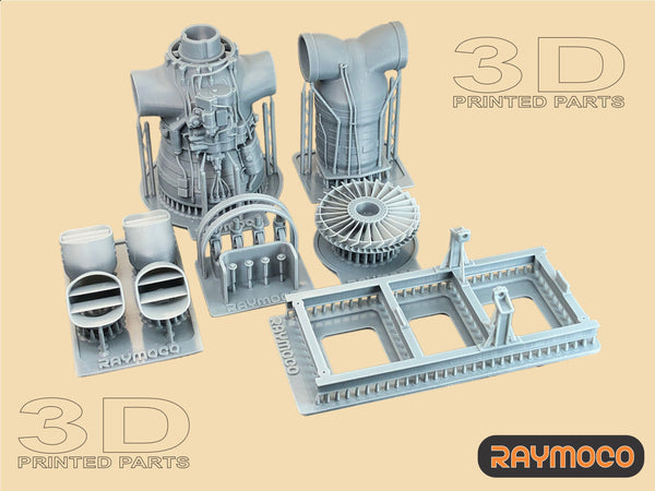 R48.102.ST  1/48 Harrier Engine Pegasus 11 MK 103 with Stand. For use with:  SEA HARRIER FA 2, HARRIER GR1/GR3,  HARRIER T2/T4/T8