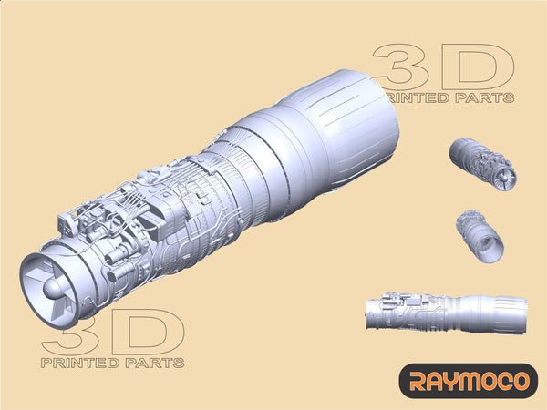 R48.103.ST  1/48 MiG-29 Engine RD-33 with Stand.