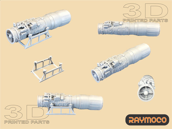 R48.103.ST  1/48 MiG-29 Engine RD-33 with Stand.