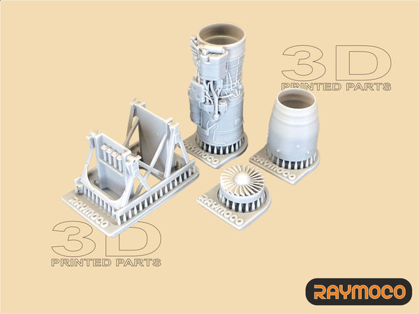 R48.106.ST  1/48 SU-25 Engine R-95Sh with Stand.