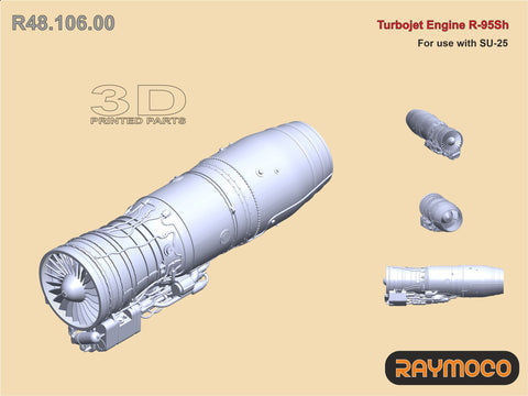 R48.106.00  1/48 SU-25 Engine R-95Sh.