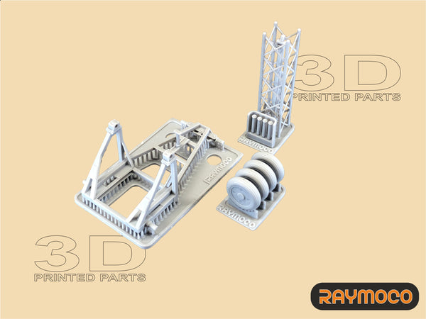 R48.107.00  1/48 Loading Cart AL-21. For use with SU-17 Engine AL-21F-3