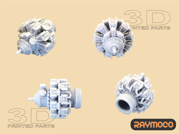 R48.114.00  1/48 Engine P&W R-2800 Double Wasp. For use with sets: Douglas A-26 Invader, Grumman F6F Hellcat, Martin B-26 Marauder, Republic P-47 Thunderbolt, Republic P-47 Thunderbolt