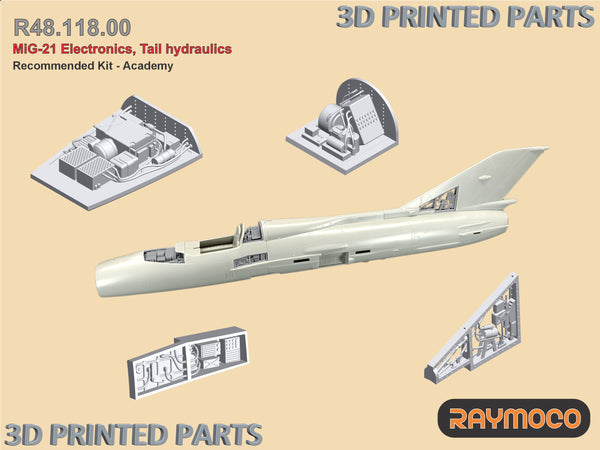 MiG-21 Electronics, Tail hydraulics - 1/48 | R48.118.00