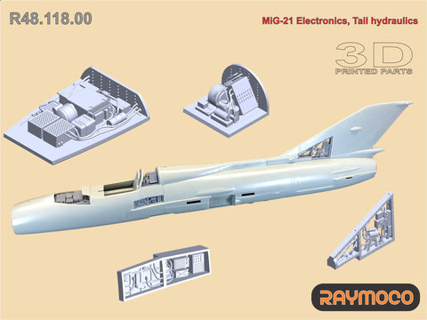 R48.118.00 1/48  MiG-21 Electronics, Tail hydraulics