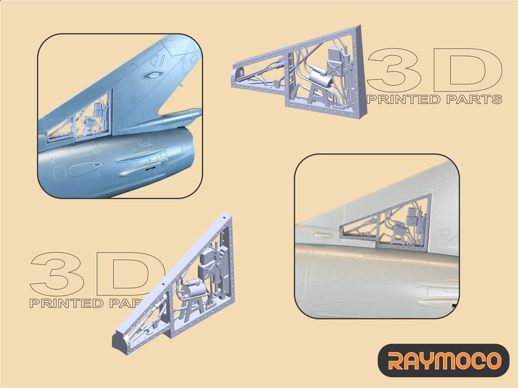 R48.118.00 1/48 MiG-21 Electronics, Tail hydraulics | RAYMOCO