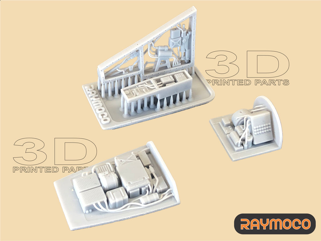 R48.118.00 1/48 MiG-21 Electronics, Tail hydraulics | RAYMOCO