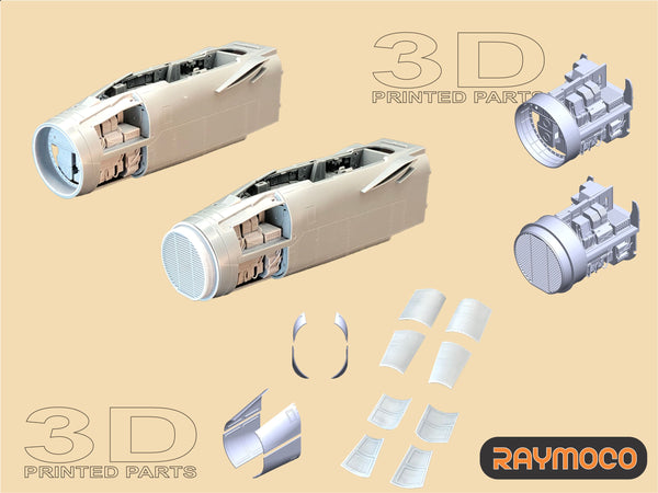 R48.122.00  1/48 MiG-31 Radar with Cowlings. Recommended Kit -AMK