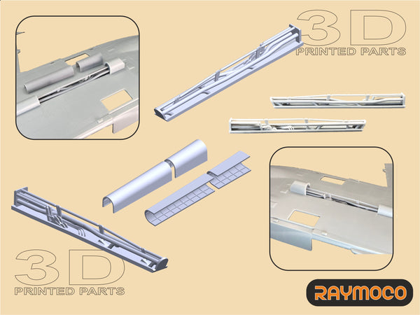 R48.127.00  1/48 MiG-31 Electronics, Spine, Covers. Recommended Kit - HB