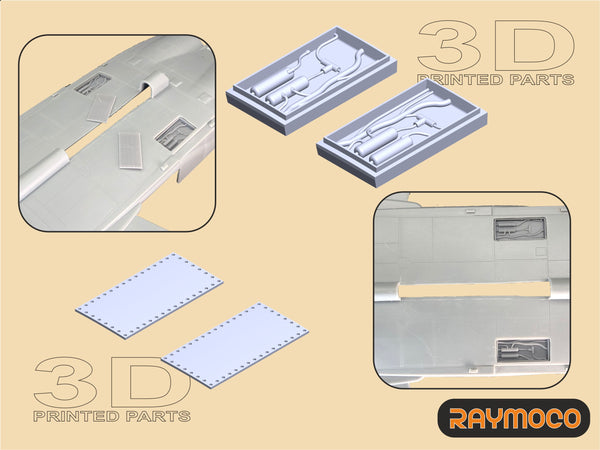R48.127.00  1/48 MiG-31 Electronics, Spine, Covers. Recommended Kit - HB
