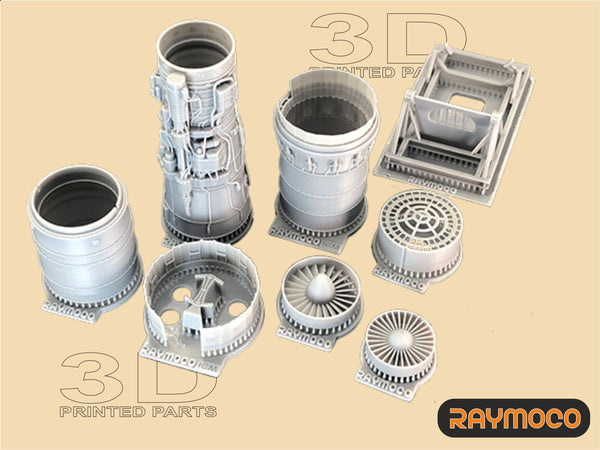 R48.128.ST  1/48 MiG-25 Engine R-15B-300 with Stand. Recommended Kit - ICM