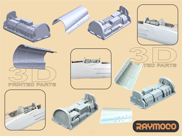 R48.131.00  1/48 MiG-25 Electronics, Spine, Covers. Recommended Kit-ICM