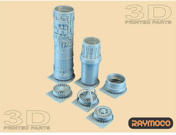 R48.132.00  1/48 F-15 Engine F100-PW-220/229. For use with F-15 C/E. Recommended Kit - GWH