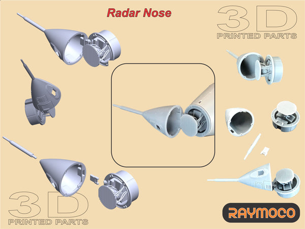 R48.134.00  1/48 HARRIER GR1/GR3 Engine, Exhaust Nozzles, Electronics, Radar or ARBS. Recommended Kit - KINETIC