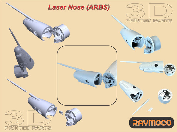 R48.134.00  1/48 HARRIER GR1/GR3 Engine, Exhaust Nozzles, Electronics, Radar or ARBS. Recommended Kit - KINETIC