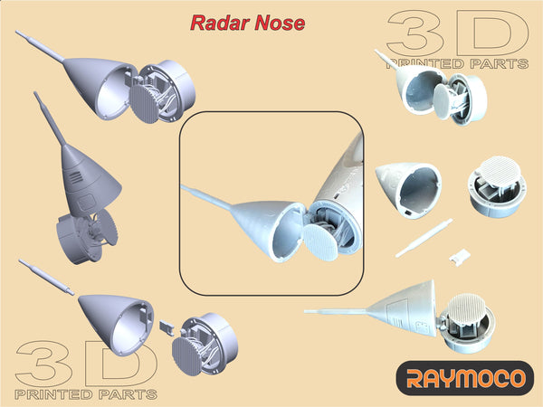 R48.136.00  1/48 HARRIER T2/T4/T8 Two Seater Trainer  Engine, Exhaust Nozzles, Electronics, Radar or ARBS. Recommended Kit - KINETIC