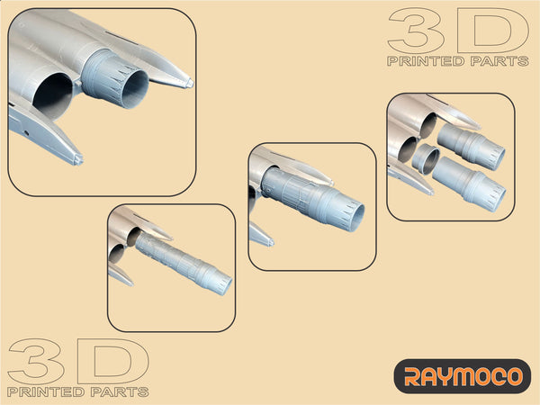 R48.138.DP  1/48 F-15 Engine F100-PW-229 (2 Sets). For use with F-15 I. Recommended Kit - GWH