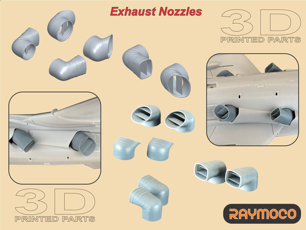 R48.143.00  1/48 AV-8B HARRIER II Plus Engine, Exhaust Nozzles, Electronics, Radar. Recommended Kit - HASEGAWA