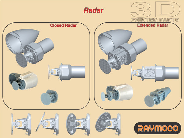 R48.143.00  1/48 AV-8B HARRIER II Plus Engine, Exhaust Nozzles, Electronics, Radar. Recommended Kit - HASEGAWA