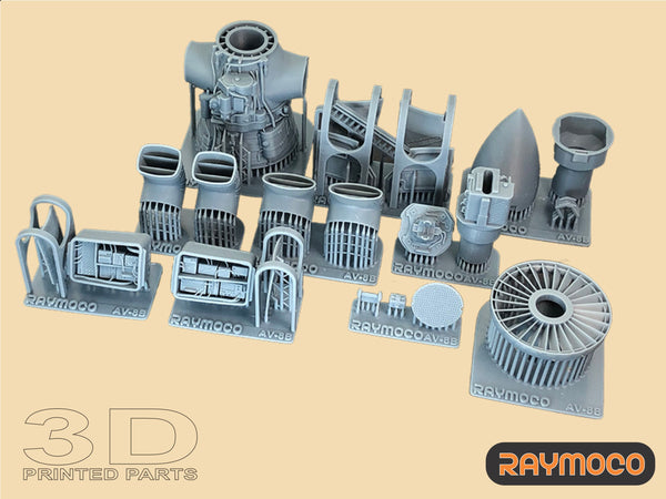 R48.143.00  1/48 AV-8B HARRIER II Plus Engine, Exhaust Nozzles, Electronics, Radar. Recommended Kit - HASEGAWA