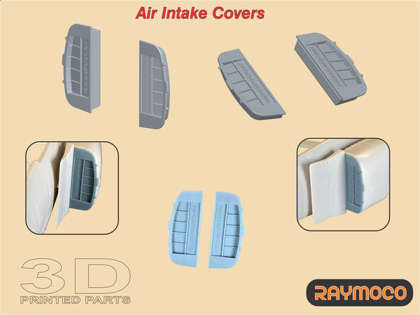 R48.146.00  1/48 F-4 PHANTOM II (J,E,EJ) Air Intakes, Air Intake Covers, Exhaust Nozzles (Long Style). Recommended Kit - Hasegawa