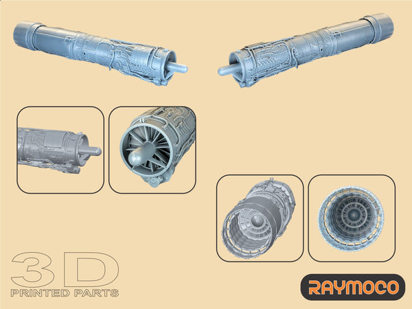 R48.147.00  1/48 F-4 Phantom II Turbo Jet Engine J79-GE-10. Recommended Kits - Hasegawa, ZM