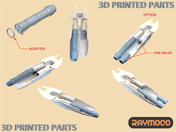 R48.163.00  1/48 F/A-18E/F & EA-18G Turbo Jet Engine F414-GE-400. Recommended Kits - Hasegawa