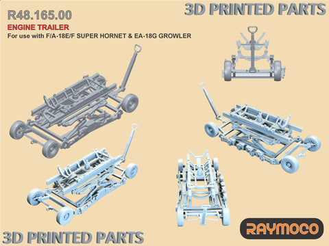 R48.165.00  1/48 F/A-18E/F & EA-18G Engine Trailer