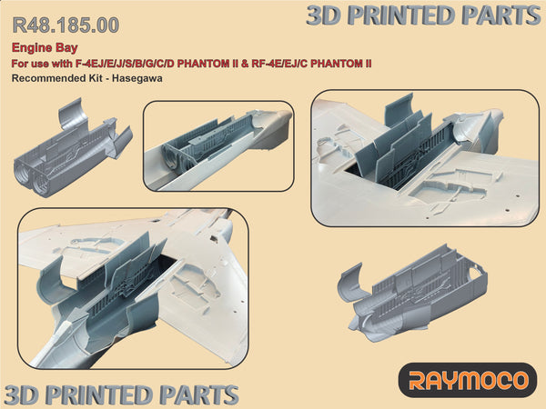 F-4 Phantom II Engine Bay for Hasegawa Kits - 1/48 | R48.185.00