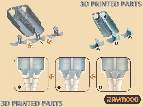 F-4 Phantom II Engine Bay for Hasegawa Kits - 1/48 | R48.185.00