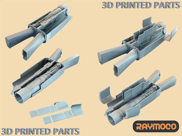 F-4 Phantom II Engine Bay, Air Intakes, Engine J79-GE-10 for Hasegawa Kits - 1/48 | R48.187.00