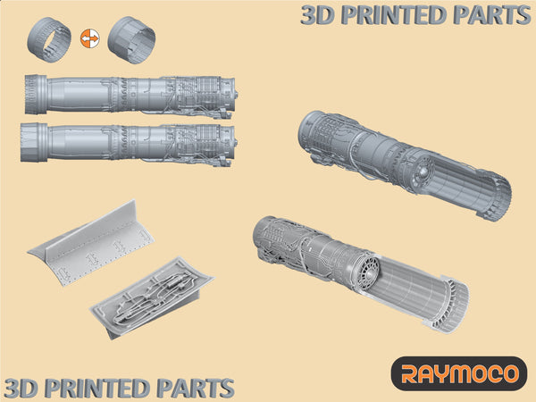 F-104 A/C/D/J/G STARFIGHTER Turbojet Engine for Hasegawa Kit - 1/48 | R48.188.00