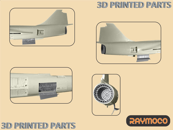 F-104 A/C/D/J/G STARFIGHTER Turbojet Engine for Hasegawa Kit - 1/48 | R48.188.00