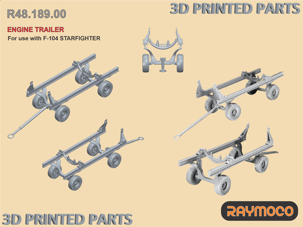 F-104 STARFIGHTER Engine Trailer for Hasegawa Kit - 1/48 | R48.189.00