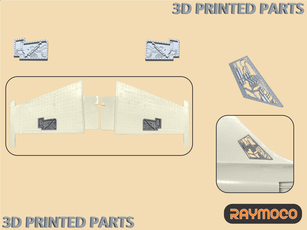 F-104 A/C/D/J/G STARFIGHTER Electronics, Tail, Aileron Hydraulics for Hasegawa Kit - 1/48 | R48.191.00