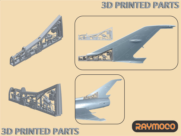 MiG-21 PF/PFM Tail, Battery Bay for Eduard Kits - 1/48 | R48.196.00