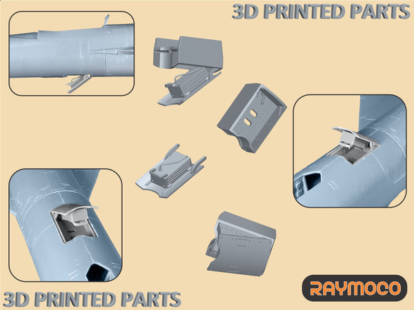 MiG-21 PF/PFM Tail, Battery Bay for Eduard Kits - 1/48 | R48.196.00