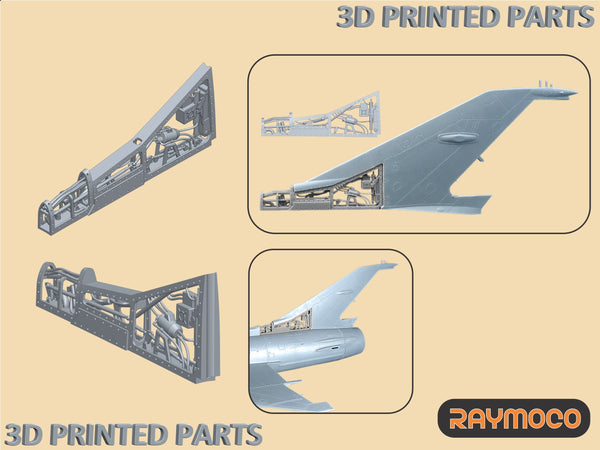 MiG-21F-13 Tail, Battery Bay for Eduard Kits - 1/48 | R48.197.00