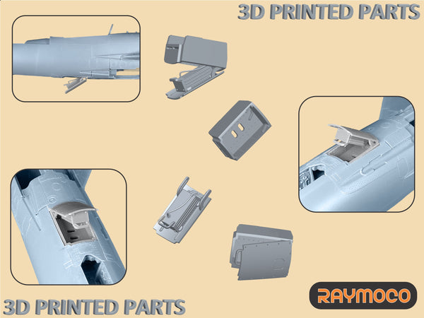 MiG-21F-13 Tail, Battery Bay for Eduard Kits - 1/48 | R48.197.00