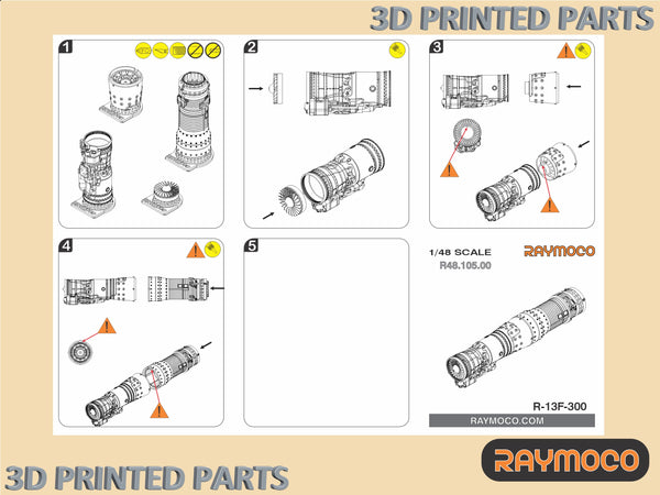 Collection of 4 sets for MiG-21 - 1/48 | RC48.101.00