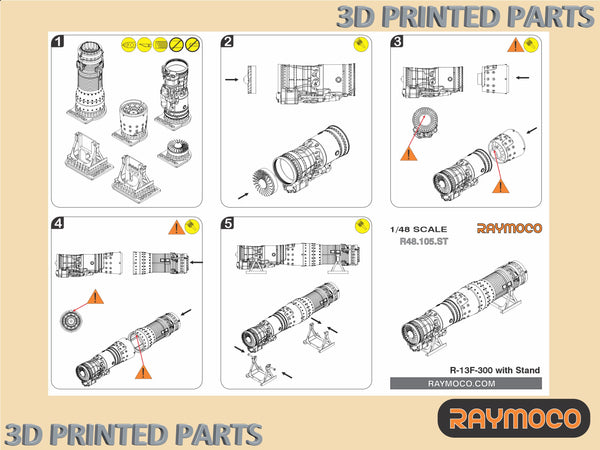 Collection of 4 sets for MiG-21 - 1/48 | RC48.101.00