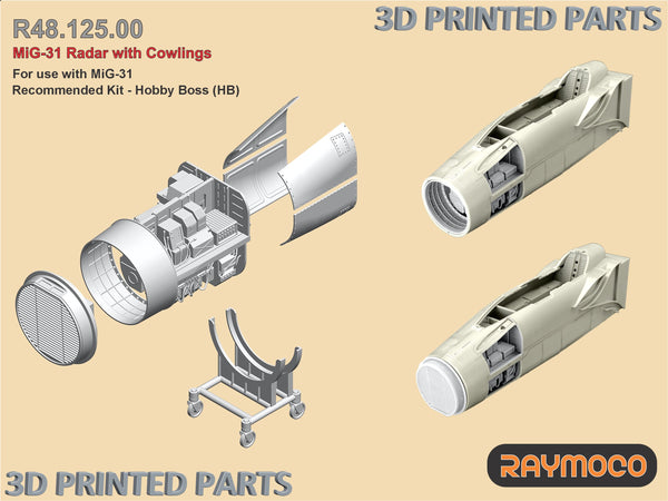 Collection of 4 sets for MiG-31 for Hobby Boss Kit - 1/48 | RC48.105.00