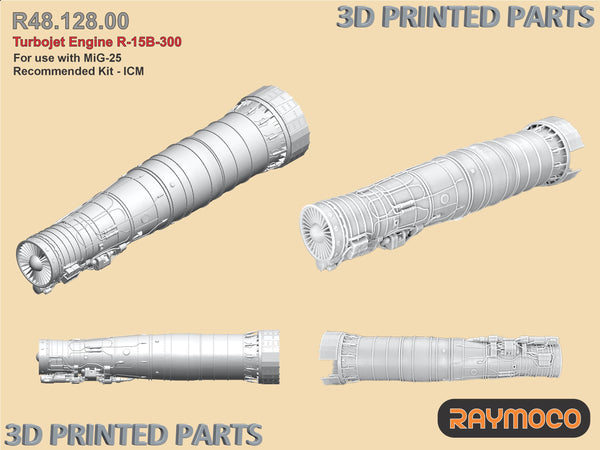 Collection of 4 sets for MiG-25PD for ICM - 1/48 | RC48.106.00