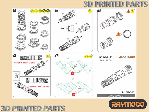 Collection of 4 sets for MiG-25PD for ICM - 1/48 | RC48.106.00