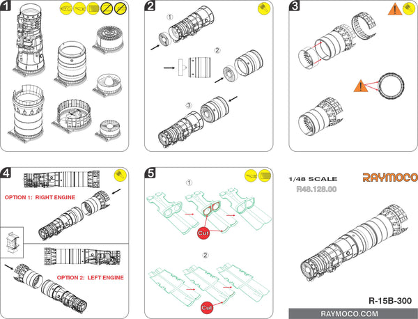 RC48.107.00  1/48 Collection of 4 sets for MiG-25RBT. Recommended Kit - ICM